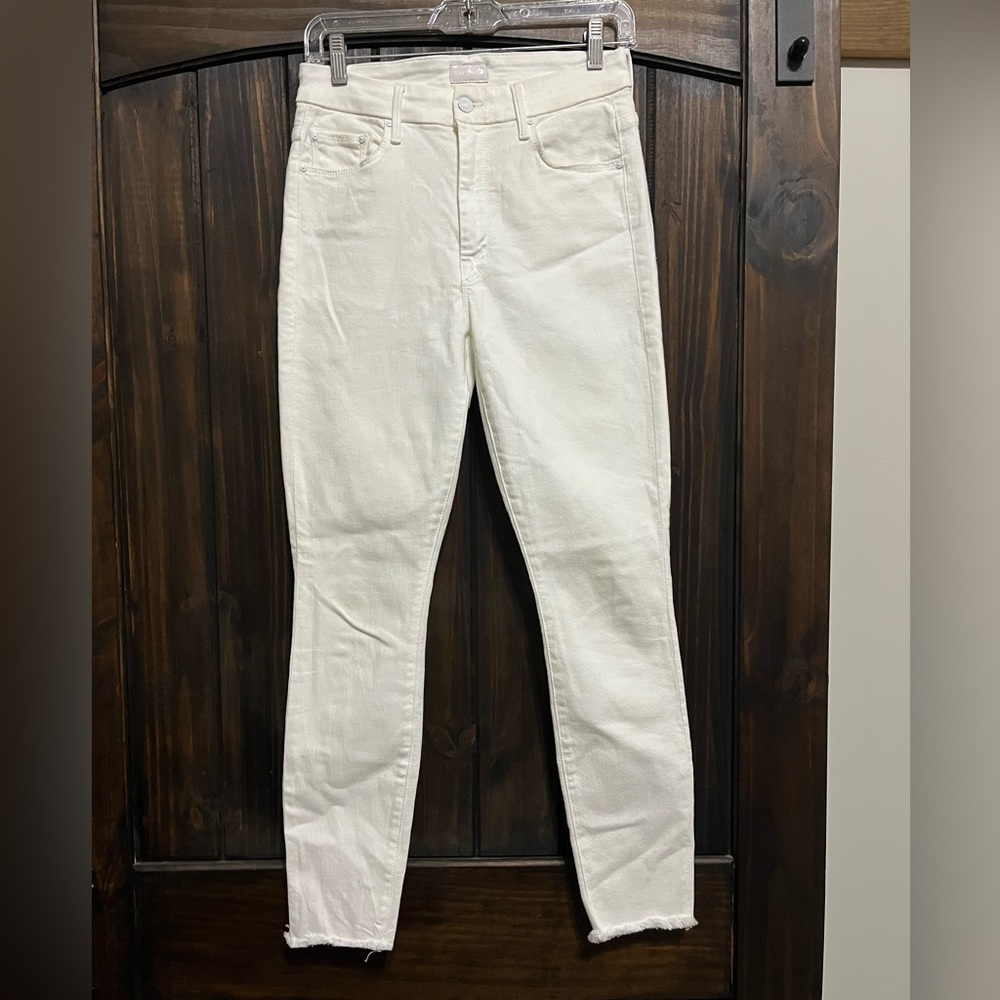 Mother High Waisted Looker Ankle Frey